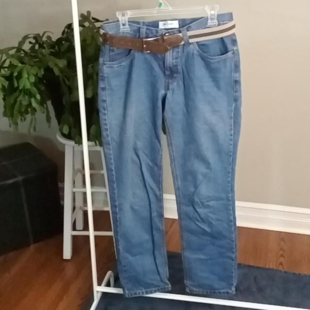 John Baner Denim W 17" R 9" I 29 1/2" With Belt